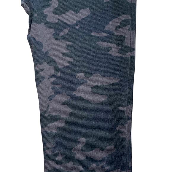 SPANX Camo Leggings Black Brown Large Wide Waistband High Rise 26" Inseam MINT - Picture 3 of 10